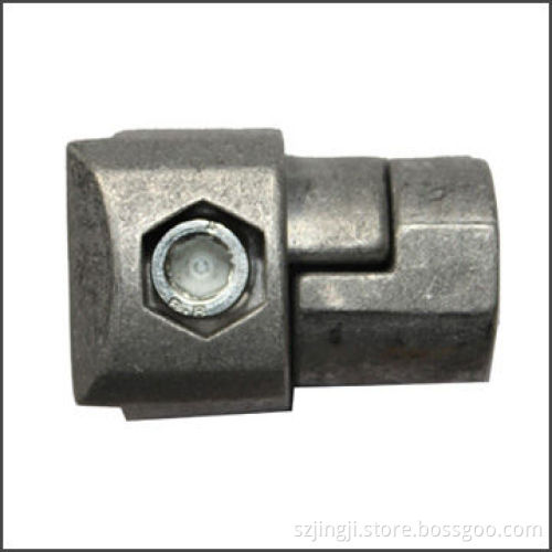 Tee Die-cast Aluminum Pipe Fittings, Composed of Two Pieces, Fixed by M6 * 20 Screw Nut
